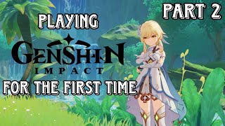 Playing Genshin Impact for the First Time Ever Part 2! Watch my first reaction 🌈✨  Clip Zatsu Stream
