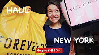 NEW YORK HAUL || vlogmas 13/12/2018