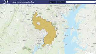 WSSC Water: How to use the Water Service Line Inventory Map