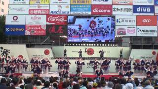 上總組　～2013高知よさこい祭り(前夜祭)