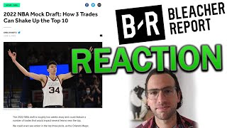 2022 NBA Mock Draft by Bleacher Report Reaction