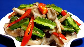 Món chay - NẤM BÀO NGƯ XÀO ĐẬU RỒNG đơn giản thơm ngon dễ làm -Thanh cooking
