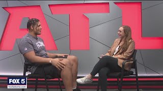 Falcons 2nd-round draft pick Matthew Bergeron one-on-one | FOX 5 News