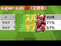 【まじでやばい】スパサブでdf能力上がります！？＜efootball2024 ２３３＞スーパーサブ