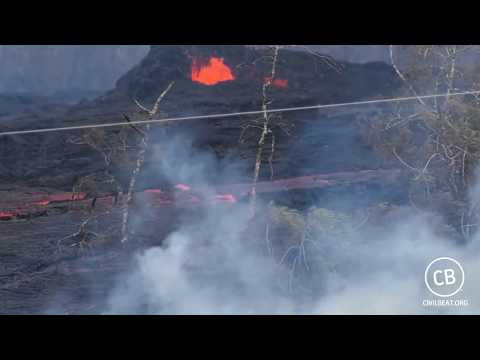 Kilauea Lava Flow Activity In Lower Puna May 19, 2018 Kilauea Lava Flow Activity In Lower Puna May 19, 2018