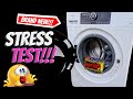 Stress test! Brand New Whirlpool Washing Machine vs Huge battery of Fireworks.