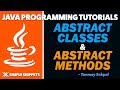 Java Abstract Classes & Abstract Methods Explained with Program Example