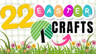 22 GORGEOUS 🌸 Easter Dollar Tree DIY Crafts