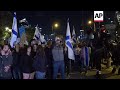 Rival protesters face-off in Tel Aviv