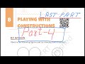 Playing with constructions, part 4 class 6 maths ganit prakash , chapter 8 complete solution