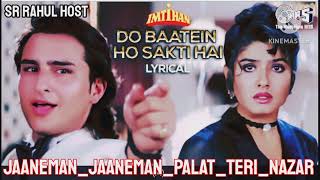 Mix- Jaaneman Jaaneman Palat Teri Nazar ❤️ Love Song❤️ Kaho Naa Pyaar Hai |#sr_rahul_host #youtube