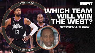 Stephen A. has his eyes on the Clippers winning the West 👀🏆 | First Take