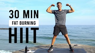 30 Min Intense HIIT Workout For Fat Burn & Cardio (Full Body, No Equipment)