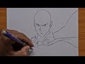 how to draw saitama from one punch man saitama full body step_by_step easy anime tutorial ideas