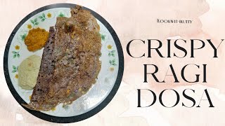 kookwithkutty — Crispy Ragi Dosa | Breakfast | Dinner | Instant Dosa | Quick Recipe | Healthy dosa