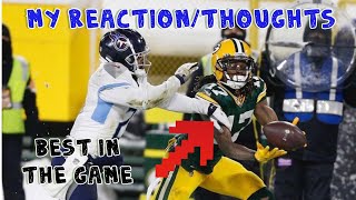SUPER BOWL BOUND? My Reaction To The Titans Vs. Packers Game!