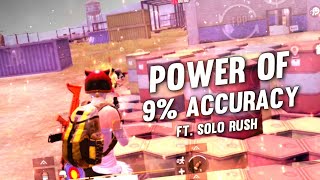 Power Of 9% Accuracy ft.Solo Rush | Pubg Montage ❤️