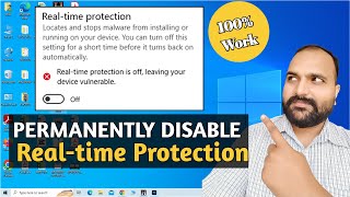 Windows Defender Turned off Permanently | Permanently Disable Real Time Protection