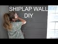 DIY FAUX SHIPLAP (FOR CHEAP!)