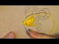 mind blowing tricks for creating lifelike yellow tulips in 3d embroidery