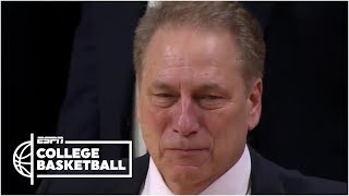 Tom Izzo emotional saying goodbye to players on Michigan State senior night | Co