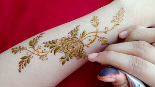 Beautiful Arabic Style Mehndi Design | Meher's Henna