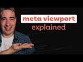 Get your media queries working with the meta viewport HTML tag