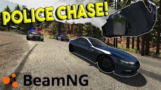INSANE MOUNTAIN POLICE CHASES & CRASHES! - BeamNG Drive Gameplay & Crashes