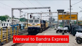 Surat to Vapi Journey | Veraval to Bandra weekly Express