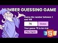 Easy Game using basic HTML, CSS and JavaScript - project for beginners - Guess the number Game