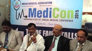 IMA, KSB, 81, Conference, Vijayapura, Dr  Honnegowda, President ,Press Conference