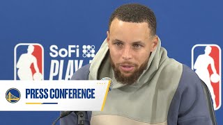 Stephen Curry Recaps Warriors Play-In Tournament Loss to Kings | April 16, 2024