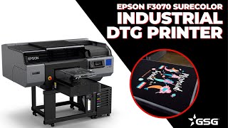 Epson SureColor F3070 Industrial Direct to Garment (DTG) Printer