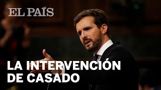 DEBATE de INVESTIDURA: La intervención de CASADO en 10 minutos