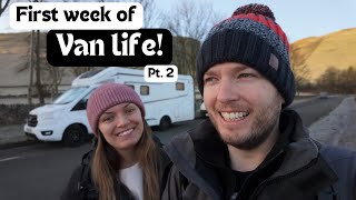 First week living in a motorhome full-time Pt.2 | Exploring the Peak District