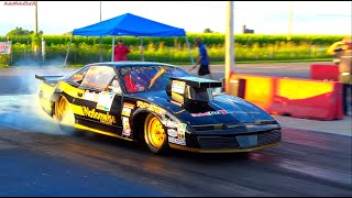 Nostalgia Drags at US41 Dragstrip Test and Tune Muscle Cars