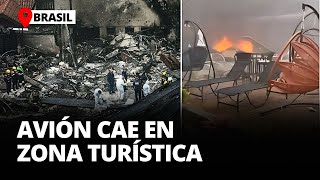 TRAGEDIA en BRASIL: Avión CAE en zona turística de Gramado | El Comercio