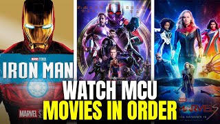 HOW TO WATCH MARVEL MOVIES IN CHRONOLOGICAL ORDER