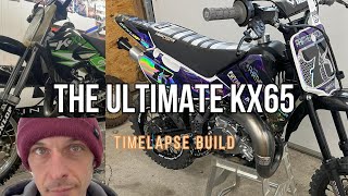 The Ultimate Kawasaki KX65 two stroke timelapse restoration and transformation