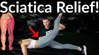 Sciatica Relief Exercise! | Low Back Pain Relief for Disc Herniation and Sciatica
