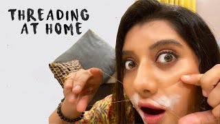 Threading at Home | DIY | Easy Tutorial for Beginners