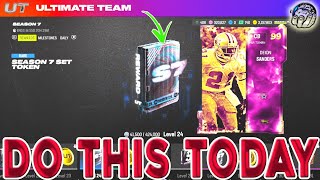 HOW TO GET A FREE “99 GOLDEN TICKET” & S7 SET ‘GLITCH’ IN MADDEN 24! | Madden 24 Ultimate Team
