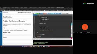 C Programming - Week-7 Live Coding Session