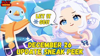 ❄️🎅 FROZEN theme! Update Sneak Peek December 26 (Play Together Game)