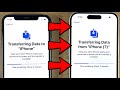 How To Transfer Data from old iPhone to new iPhone (Photos, Data, Everything)