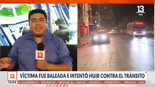 Tiroteo en plena Alameda: Hubo más de 15 disparos