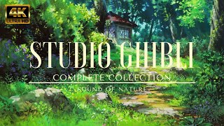 4K VIDEO | RELAXING STUDIO GHIBLI COMPLETE PIANO MUSIC COLLECTION | BEAUTIFUL ANIME VIDEO