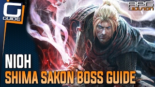 Nioh Guide - Shima Sakon Boss Walkthrough (No Magic or Items)