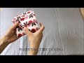 diy 簡単ふた付きポケットティッシュポーチの作り方・レシピ pocket tissue pouch with a lid｜hoshimachi