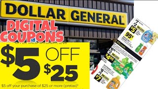 SAVE BIGTIME OF MONEY USING DIGITAL COUPONS AT DOLLAR GENERAL || HERE'S HOW